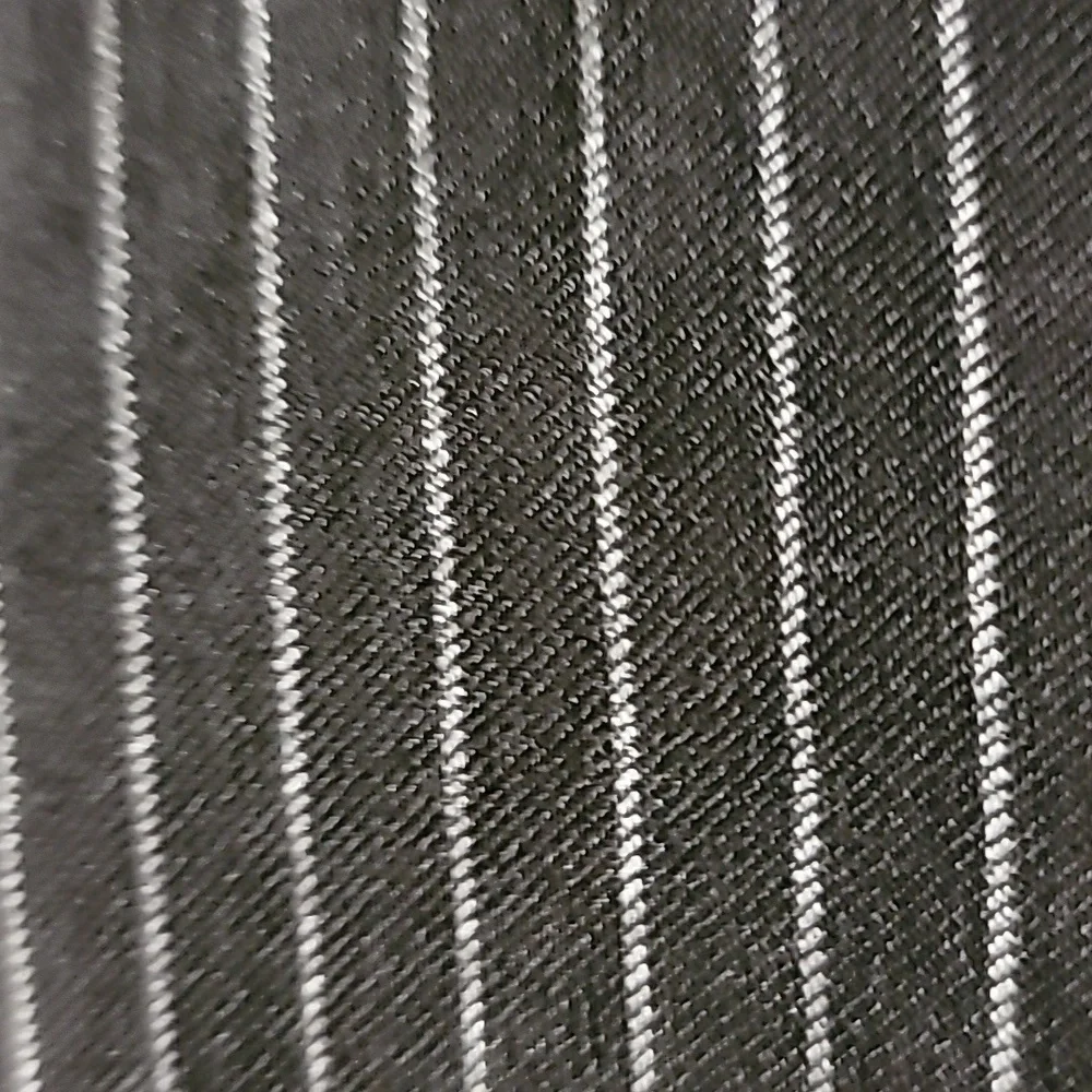 Who What Wear Black and White Pinstripped Casual Pull-On Dress Pants, Size 16 - Picture 3 of 7